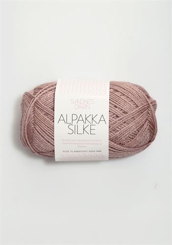 Alpakka silke 4331 gammelrosa